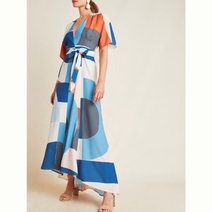 Anthropologie Miro Wrap Dress